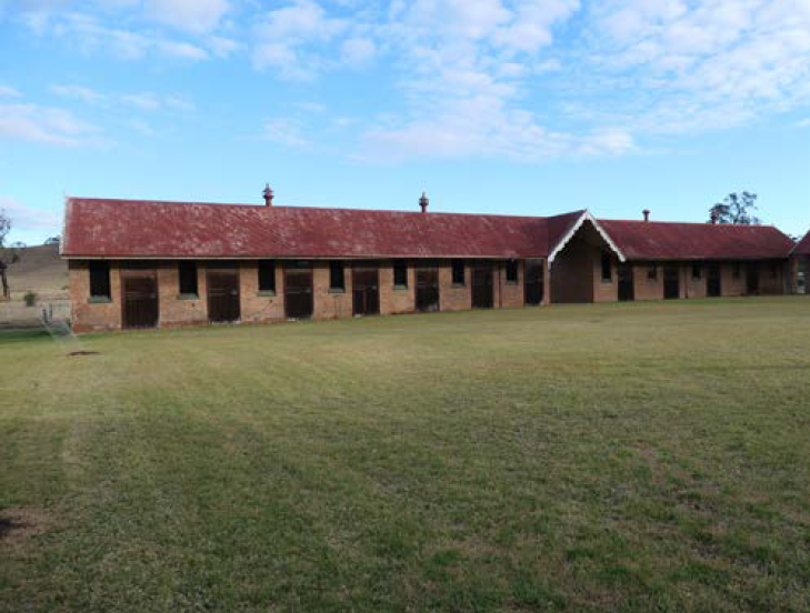 The stables building
